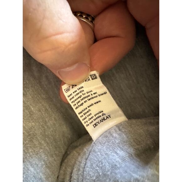 Lacoste Sport Navy Fleece Jersey Lined L Size 6 Full Zip Jacket Made in France - Picture 4 of 9